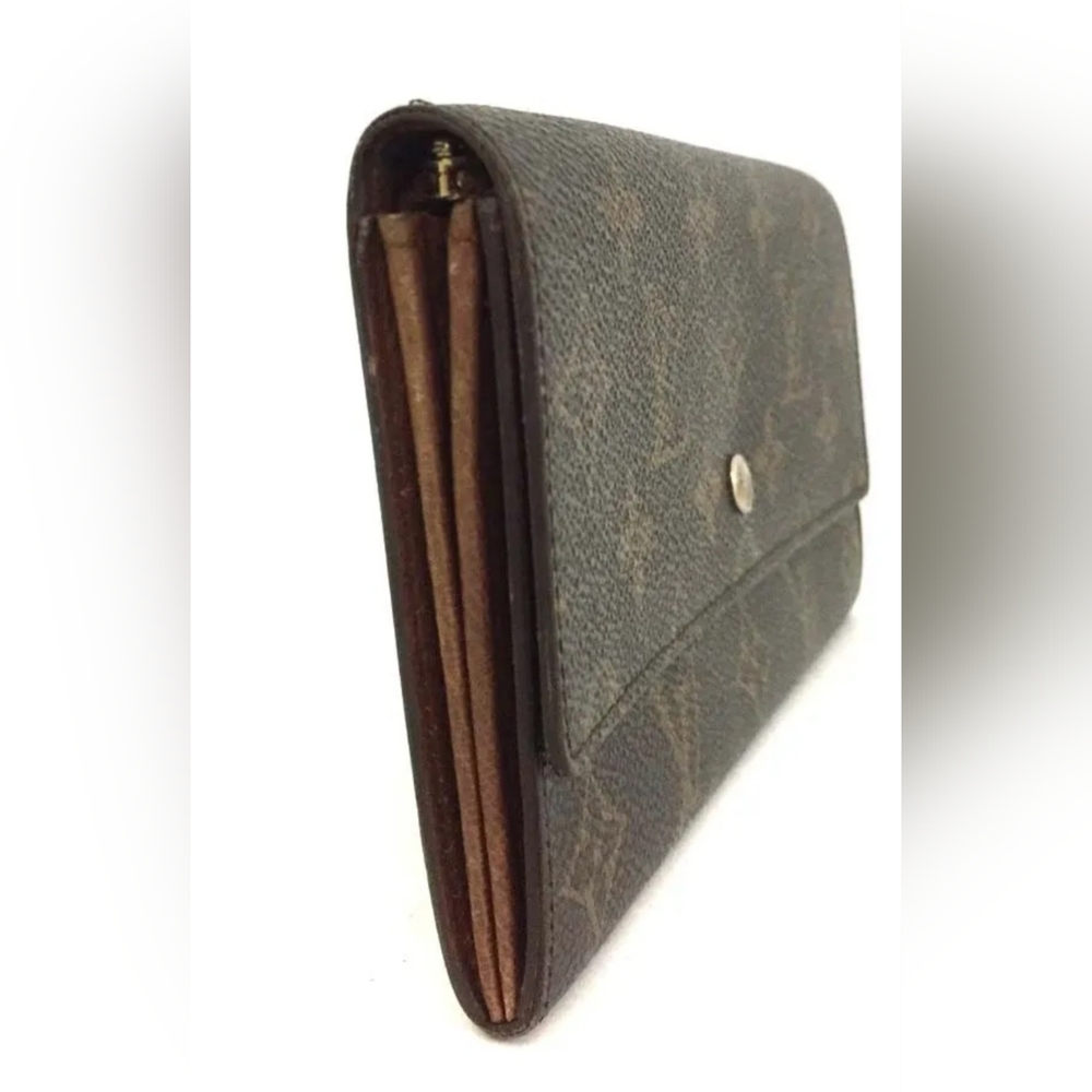 Authentic Louis Vuitton Monogram Portefeiulle Sarah Long Wallet - Picture 3 of 7